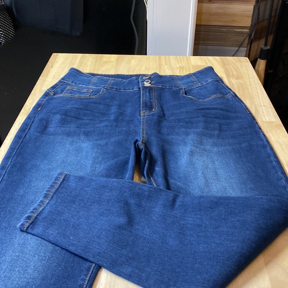 SHEIN 1XL High Rise Skinny Jeans - Picture 2 of 12